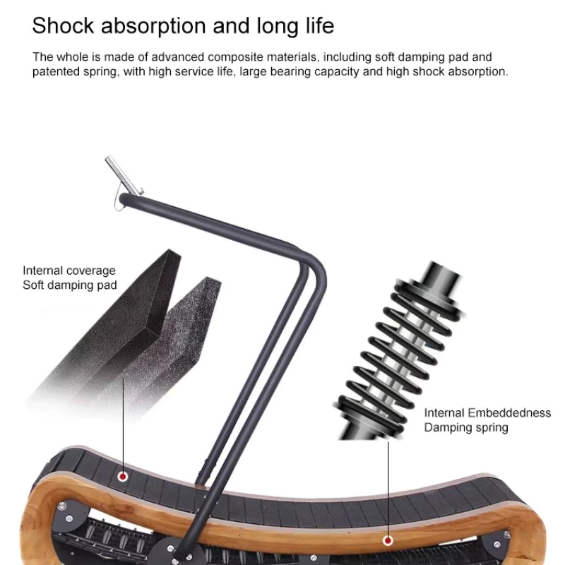 Firstfit Wooden Curved Treadmill T09