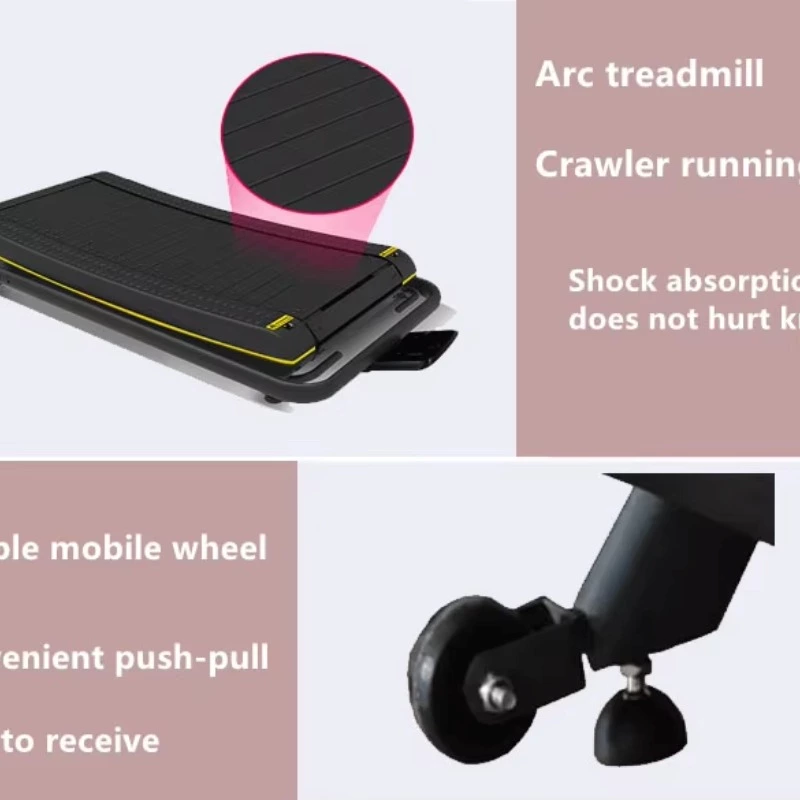 Firstfit Foldable Curved Home Treadmill T11